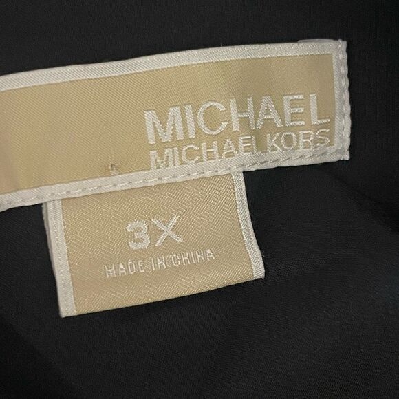 MICHAEL MICHAEL KORS Tunic Style Top, Cuff/No Cuff Sleeves, lightweight, Size 3X - Picture 3 of 9